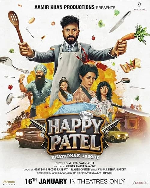 Happy Patel: Khatarnak Jasoos film posteri
