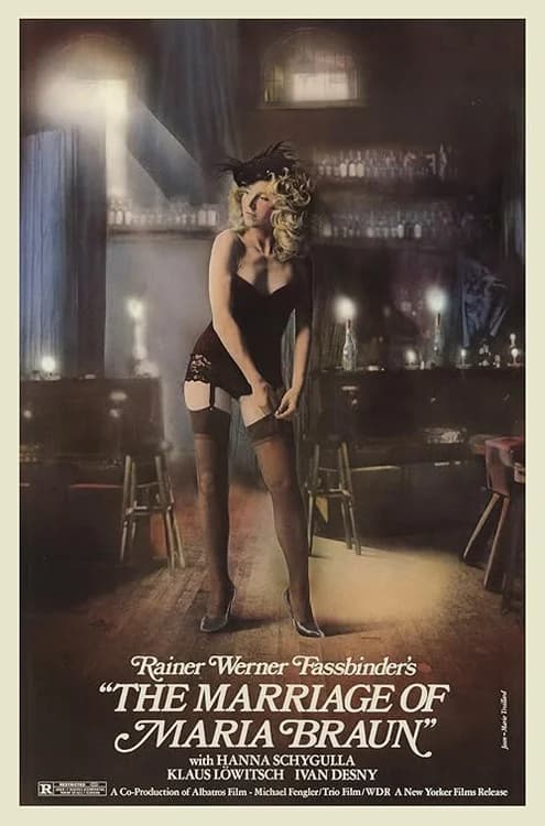 The Marriage of Maria Braun film posteri